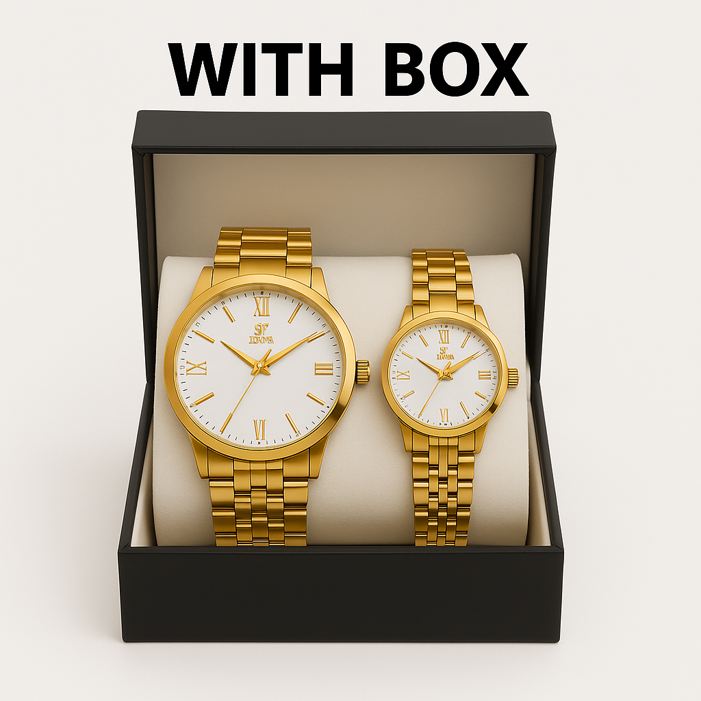 “Timeless Love – Elegant Couple Watch”