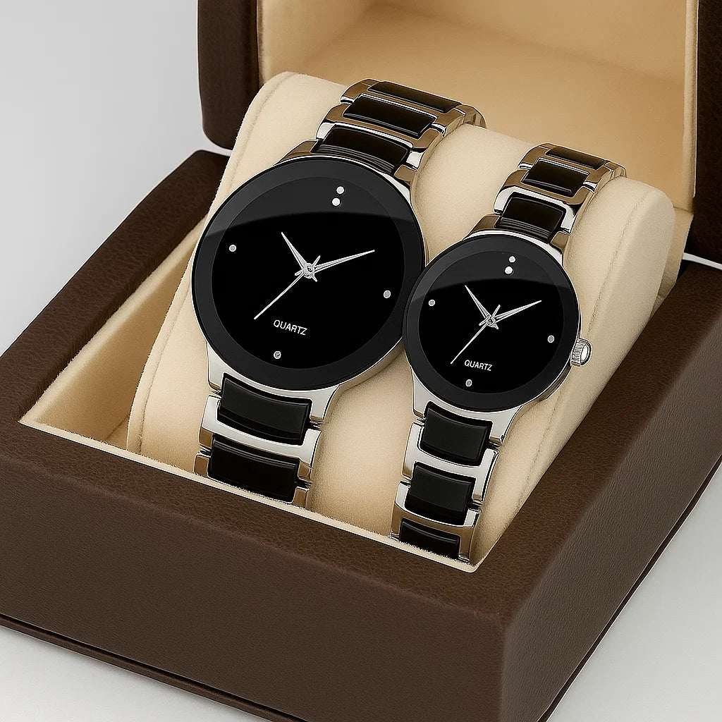 “Timeless Love – Elegant Couple Watch”